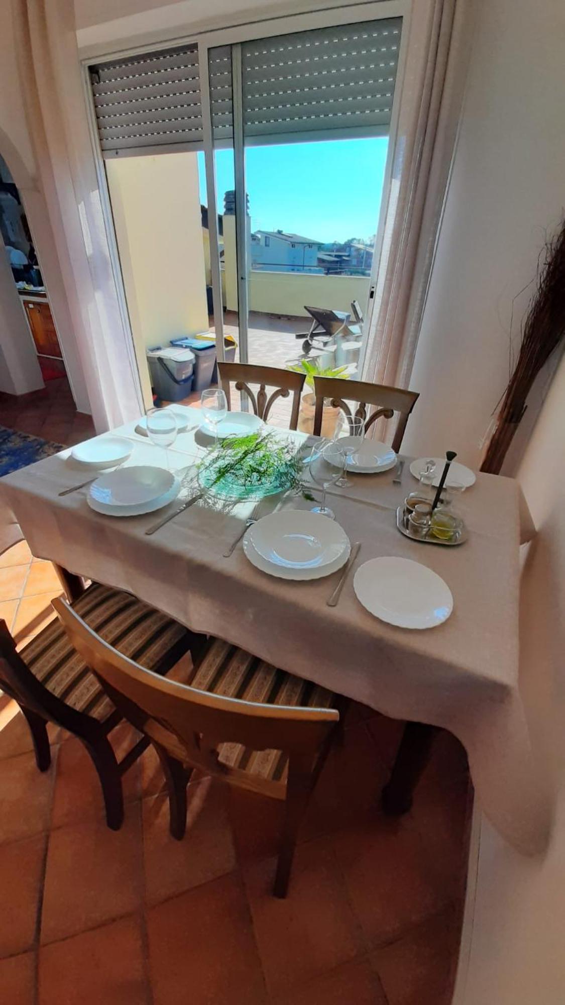 La Terrazza Sul Faro Apartment Fiumicino Bagian luar foto